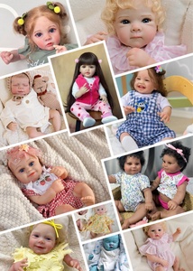 Muñeca de Silicona Reborn con Cuerpo de Tela Suave, Juguetes de Muñecas de 19 Pulgadas, Muñeca Realista para Niñas, Muñecas Reborn de Silicona - Product Image 6