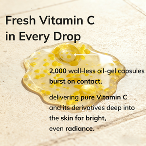 Cápsulas de Gel sin Aceite Wall Less, Serum de Vitamina C para Manchas Oscuras, Ilumina, Hidrata, Unifica el Tono de la Piel, Cuidado de la Piel Coreano MRUIS 30ML - Product Image 3