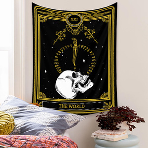 Tapisserie murale romantique avec des amoureux s'embrassant, tapisserie de <span class=keywords><strong>tarot</strong></span> pour décoration murale - Product Image 6