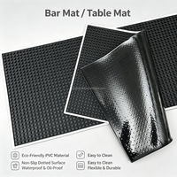 Tapis de bar en PVC écologique, antidérapant, avec drainage, pour comptoir de bar, pub, café, logo personnalisé disponible