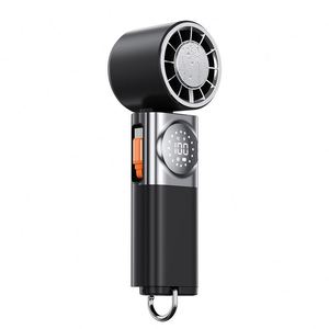 Fresh Color Box High Speed <b>Portable</b> Handheld Outdoor Foldable Plastic Mini Fan with Rechargeable Battery Car Compatible English - Product Image 1