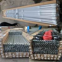 Structure de montage de panneaux solaires triangulaires GTERGY en acier inoxydable 304 et aluminium 6005-T5 anodisé, support PV argent naturel, résistant au vent de 130 mph