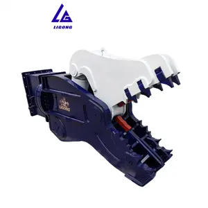 Strong Power Construction Demolition Concrete Crusher Pulverizer With Changeable Teeth And 360 Degree Rotating