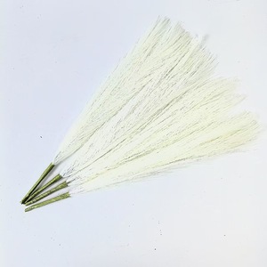 Décorations de Noël en faux herbe de la pampa, herbe de la pampa artificielle colorée et moelleuse, courte, couleur blush - Product Image 4