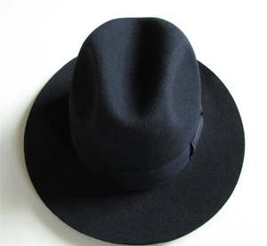 Sombrero Fedora Británico Retro de Fieltro de Lana para Hombre de Mediana Edad, Estilo Caballero, para Fiesta, Iglesia, Invierno, con Ala Ancha - Product Image 2