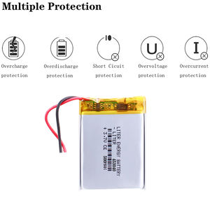 장난감을위한 453040 3.7V 500mAh 소형 미니 리튬 이온 충전식 폴리머 배터리 - Product Image 4