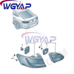 WGYAP OEM voiture LED feu arrière <span class=keywords><strong>rouge</strong></span> état neuf pour Volkswagen Arteon CC 3G8 945 207 <span class=keywords><strong>208</strong></span> 308 307 <span class=keywords><strong>E</strong></span> J N P H B AB AC - Product Image 6