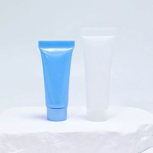 Tube souple en PE transparent blanc, bleu, vert de 5 ml pour crème cosmétique, vente en gros directe usine - Product Image 5