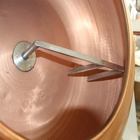 Machine automatique de revêtement de tambours en cuivre pour sucre caramélisé de 800 mm