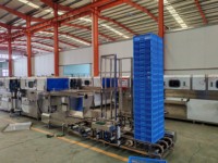 Laveuse automatique à haute pression pour paniers en plastique, pour paniers de légumes et de fruits