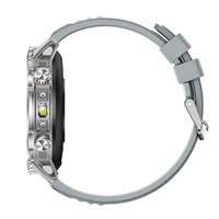 Montre connectée AK106 pour hommes, fabriquée directement en usine, batterie de 1400 mAh, étanche IPX8, appels Bluetooth, robuste, sport de plein air, boussole, bracelet en silicone