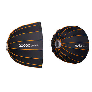 Godox QR-P70/90/120 <span class=keywords><strong>Parabolique</strong></span> à Bouche Profonde avec Monture Bowens en Nylon, Installation Rapide, Kit d'Éclairage Photo - Product Image 5