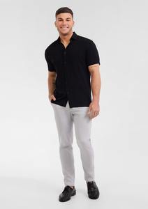 Camisa de hombre personalizada y camisa de lino para hombre y alta calidad para camisa de viscosa Taino negra de hombre personalizada - Product Image 5