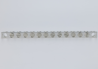 Nouveau pour 486A-486B – Barre de terre neutre en aluminium à 12 bornes, plaquée étain, 600 V, pour connecteur de mise à la terre électrique