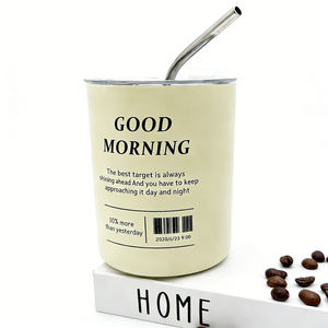 Taza de Café de Acero Inoxidable de 12 oz, Aislada, con Asa y Tapa, Precio de Fábrica, Superventas - Product Image 2