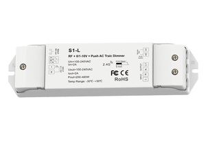 S1-L rf2.4g 240V 2A 0-10V không dây LED Dimmer chuyển đổi điều khiển AC TRIAC Dimmer với Push & Phase-cut Tính năng 240V 2A - Product Image 3