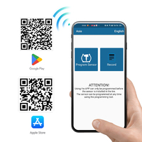 Nouveau capteur TPMS NFC pour téléphone, sans programmation requise, pour capteurs de pression des pneus programmables pour voiture, capteur TPMS universel à valve