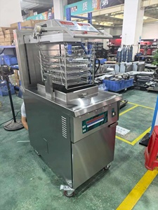 <span class=keywords><strong>Friteuse</strong></span> à poulet professionnelle 8 têtes / <span class=keywords><strong>Friteuse</strong></span> à pression Velocity / <span class=keywords><strong>Friteuse</strong></span> à pression commerciale avec système de filtration d'huile - Product Image 1