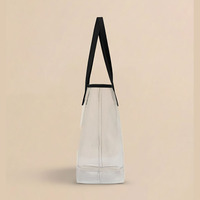 Sac à bandoulière transparent personnalisé OEM/ODM pour animaux de compagnie, sac fourre-tout tendance pour sorties avec animaux, sac de transport transparent pour chiens