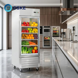 Réfrigérateur vertical à porte vitrée silencieuse avec compresseur amélioré <span class=keywords><strong>pour</strong></span> un fonctionnement discret, idéal <span class=keywords><strong>pour</strong></span> les zones frontalières de la maison et les espaces clients - Product Image 5