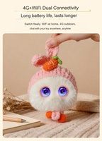 Peluche interactive AI pour animaux, jouet parlant mignon, compagnon d'apprentissage pour enfants, cadeau d'anniversaire et jeu éducatif à domicile