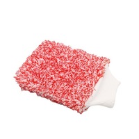 Gant de lavage de voiture en microfibre pour le nettoyage de vitres de voiture, gant de lavage en microfibre à poils longs et hauts, super doux