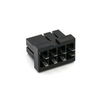 Connecteur de bord pour carte mère d'ordinateur, en nylon aérospatial, ATX, PCIe, alimentation, montage en straddle, connecteur mâle PCB, 4,2 mm, douille à plaquette avec verrouillage