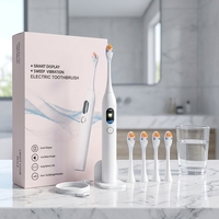 Smart Home Produkt Vielseitige Intelligente Automatische Vibrierende Zahnbürste Zahnaufhellungs-Set Tragbare Elektrische Zahnbürste mit LCD-Bildschirm