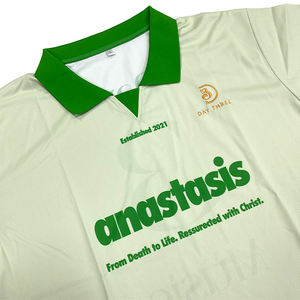 Nuevas camisetas y camisetas de fútbol sublimadas Logotipo de camiseta de Club personalizado Uniforme de entrenamiento de fútbol de secado rápido de poliéster 100% de alta calidad - Product Image 3