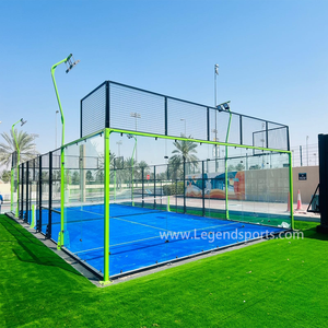 Cancha de Pádel Panorámica con Techo de Cristal, Diseño Más Reciente de Legendsports, Venta Directa de Fábrica - Product Image 1