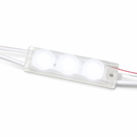 Módulo LED 2835 Impermeable con 3 Lentes LED para Iluminación de Letreros en Exteriores