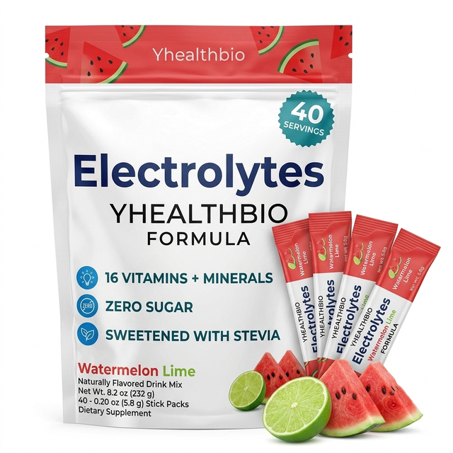 Yhealth Private Label Electrolyte Hydration Powder Sugar Free Sports Drink Mix OEM Manufacturer