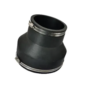 Stainless Steel Clamp Type Rubber Tpe Flexible Grip Pipe Fittings Connector Coupling
