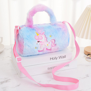 Nuevo <span class=keywords><strong>bolso</strong></span> cruzado diagonal de <span class=keywords><strong>unicornio</strong></span>, <span class=keywords><strong>bolso</strong></span> de hombro de moda para niños, <span class=keywords><strong>bolso</strong></span> cruzado de felpa, pequeño <span class=keywords><strong>bolso</strong></span> cruzado de felpa - Product Image 4
