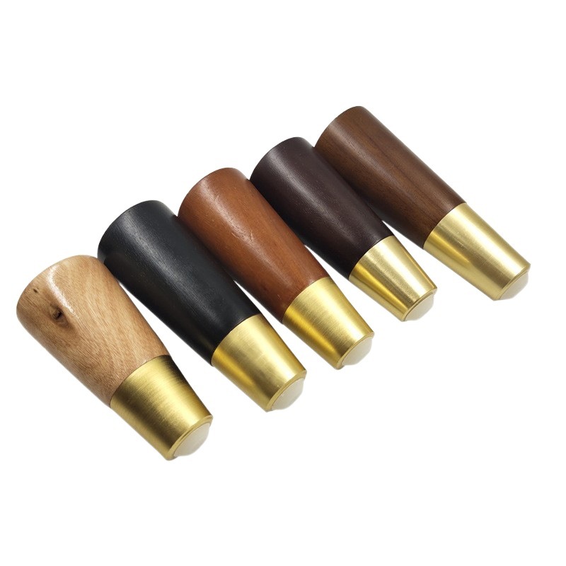 Мебель из массива дерева Nordicleatherwood с круглыми медными деревянными аксессуарами, деревянная ножка, диван-кровать, шкаф для спальни