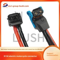 Liushi 150A 600V IP67 impermeable PPE carcasa macho/hembra enchufe de señal de alimentación R150 motocicleta eléctrica conector USB cobre