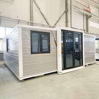 Maison préfabriquée chinoise en acier pour l'extérieur, maison-conteneur de luxe, maison flottante moderne
