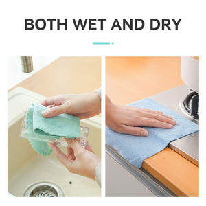 Boîte distributrice de serviettes en microfibre pour le dégraissage de chiffon jetable de <span class=keywords><strong>cuisine</strong></span> en microfibre pour le nettoyage épaississant de la maison personnalisée - Product Image 3