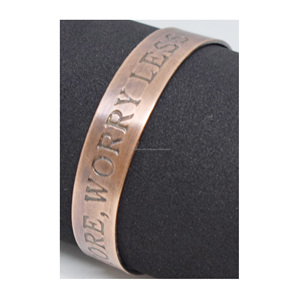 Vintage 1990 California Jesus 3 Color Holi <b>copper</b> arm cuff Gold Black Shiny 7mm Hexagon Gold Finish Steel <b>Bangle</b> Jewelry - Product Image 5