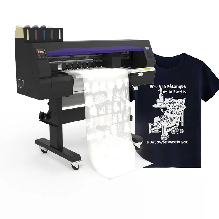 Dtf Afdrukken Apparatuur Printer Dtf Machine Goedkope Met 2 Stuks 4720 Hoofden Digitale Sticker Poeder Shaker Voor Stof Tshirt