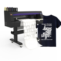 Mesin Printer DTF Printing Equipment Murah dengan 2 Buah Head 4720, Pengocok Bubuk Stiker Digital untuk Kain Kaos