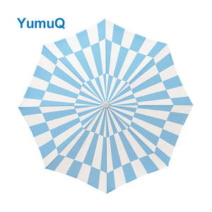 YumuQ pliable extérieur en fibre de verre jardin étanche rotatif frangé plage pêche parasol parapluie - Product Image 5