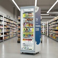 Máquina Expendedora Inteligente GS Vending con Pago con Tarjeta, Combinación de Snacks y Bebidas, SDK, WiFi, Monitorización Remota, EE. UU.