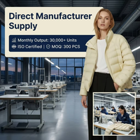 Veste d'hiver réversible en duvet pour femme avec doublure en lin - Imperméable et ultra légère - ODM OEM Veste en duvet personnalisée