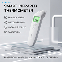 Thermomètre frontal numérique pour bébé avec écran LCD rétroéclairé, grand écran, emballage personnalisé