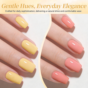 6 Colores <span class=keywords><strong>Pastel</strong></span> Floral en <span class=keywords><strong>Tonos</strong></span> Suaves, 7ml Cada Uno, Sin HEMA ni TPO, Gel UV LED Removible, Esmalte de Uñas en Gel - Product Image 4