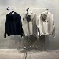 Sweat à capuche ample pour homme en coton épais 100 % avec motif lettres imprimées en relief et poches