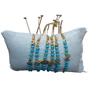 DAFNI BIG PAZAR Pulseras de Moda de Macramé con Cuentas, Protección Contra el Mal de Ojo, Joyería Inalterable, Gemas y Piedras, Cuatro Estaciones - Product Image 1
