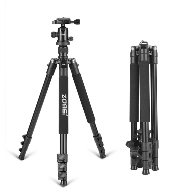 Q555 Factory Supply Photographic Aluminum Digital Camera Tripod 360 PTZ Tripod for Camera