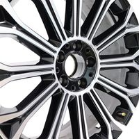 Jantes de voiture en alliage d'aluminium forgé 5 * 112 personnalisées de 19 et 20 pouces, finition noire brillante, pour Mercedes Benz
